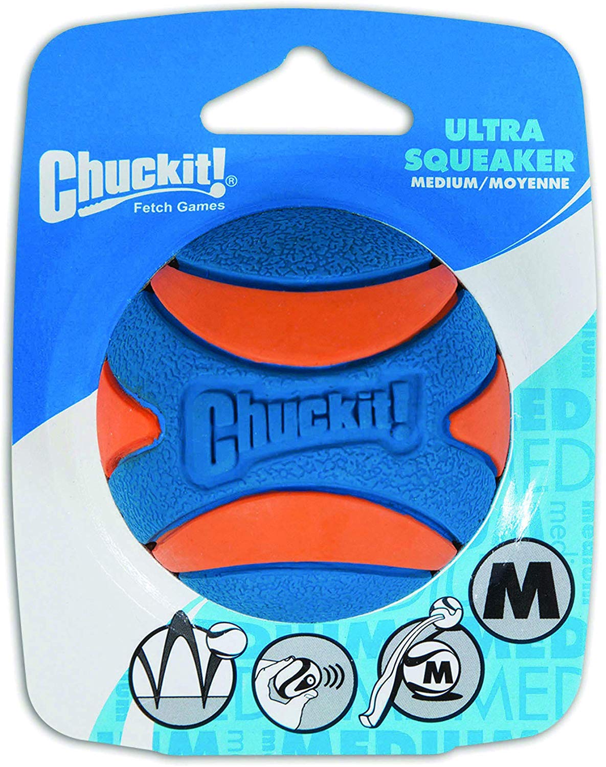 Chuckit Ultra Squaker Ball Medium