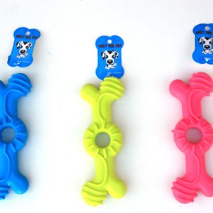 Juguete Mordillo Forma Hueso Goma - Imagen 2