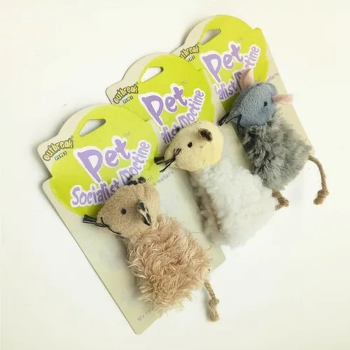 PELUCHE RATITA CHICO PARA GATO CON CATNIP - Imagen 2