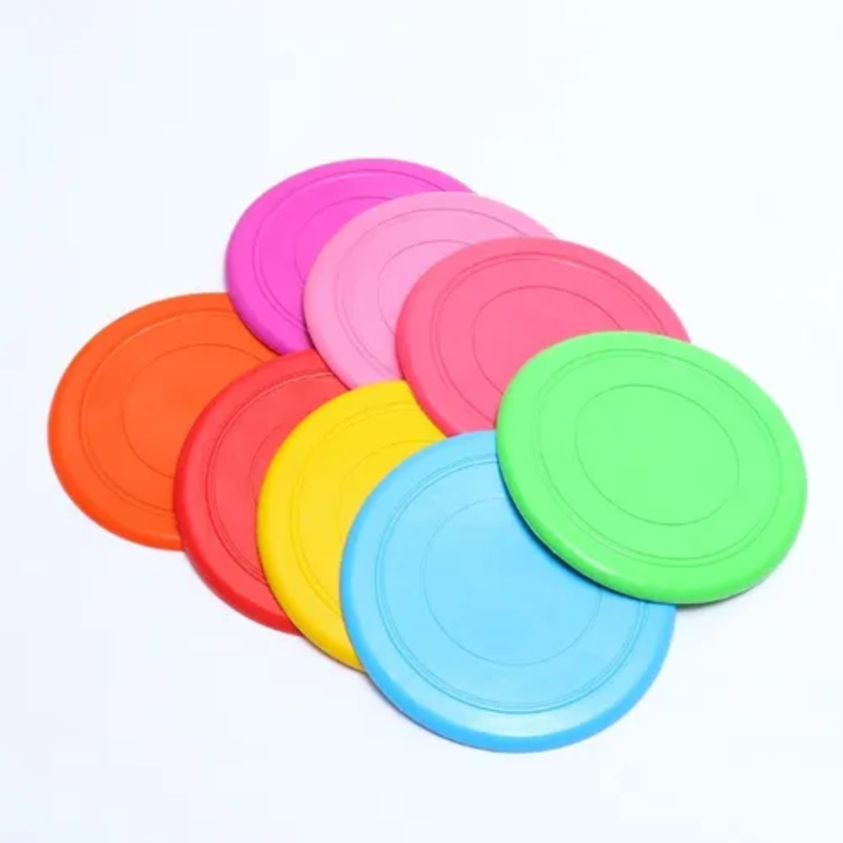 FRISBEE DE GOMA TPR RESISTENTE 18 CM PARA PERROS