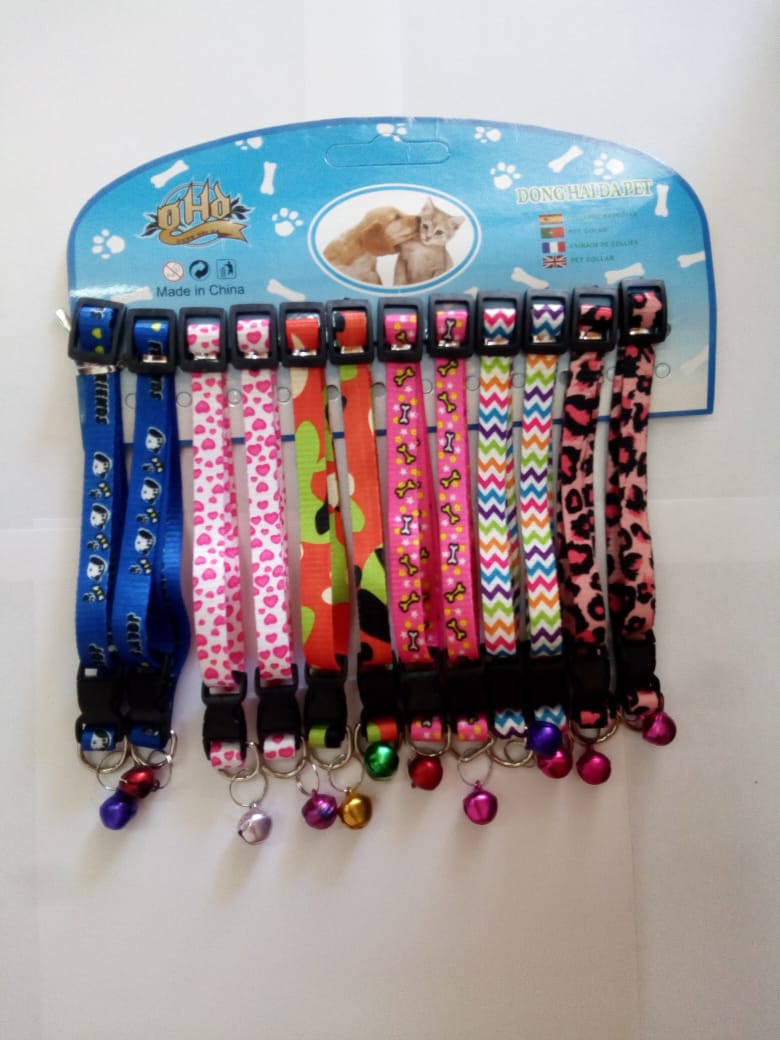 COLLAR MIX DISEÑOS 10MM PARA PERROS Y GATOS