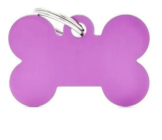 MEDALLA BIG BONE ALUMINUM PURPLE MY FAMILY