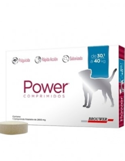 POWER COMPRIMIDOS PERRO 30 A 40 KG