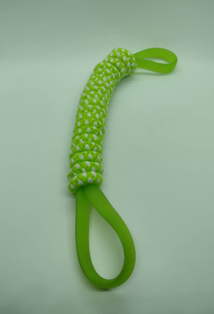 LAZO INTERACTIVO C/ PUNTAS DE GOMA P/ PERRO PET ONE