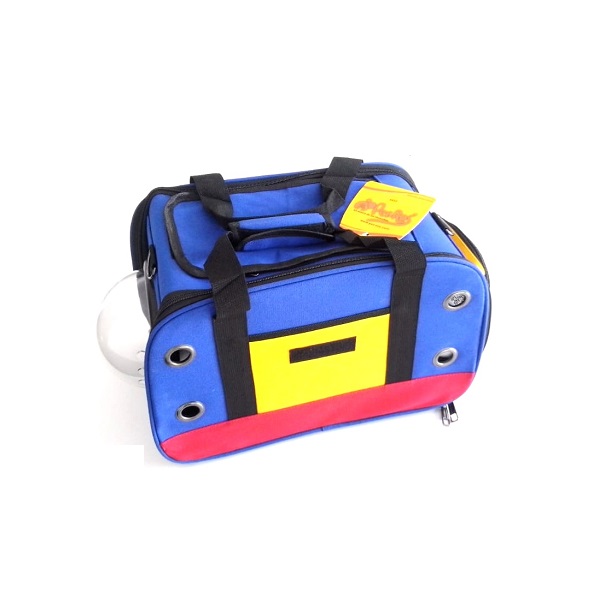 BOLSO TRANSPORTADOR ESPACIAL TRICOLOR P/ PERROS PER-ROS - Imagen 2