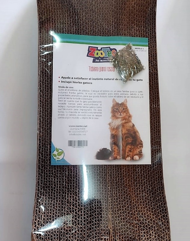 Alternative view of RASCADOR CARTON P/ GATOS NRO 1