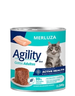 LATA AGILITY CATS MERLUZA X 340 GRS