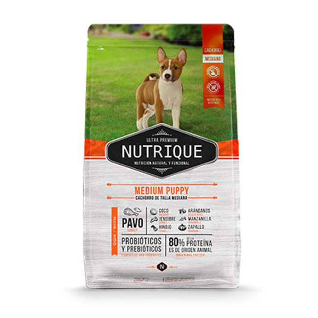 ALIMENTO P/ PERRO NUTRIQUE MEDIUM PUPPY X 3KG