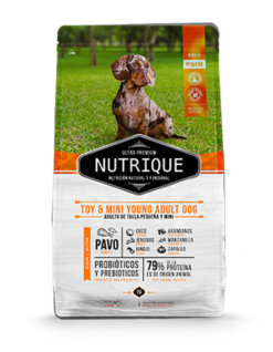 ALIMENTO P/ PERRO NUTRIQUE TOY & MINI YOUNG ADULT DOG X 3KG