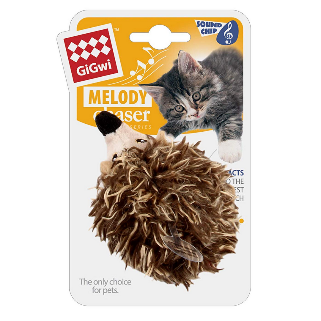 JUGUETE INTERACTIVO P/ GATO C/ SONIDO GIGWI ERIZO MOTION - Imagen 3