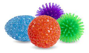 PACK X 4 PELOTAS GOMA P/ GATOS X 3.5 CM - Imagen 2