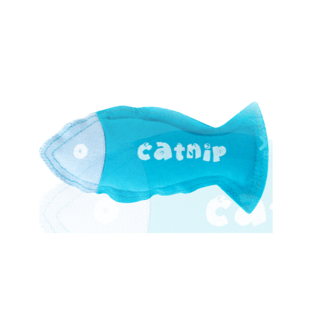 PEZ TELA CON CATNIP PARA GATO RASCALS - Imagen 2