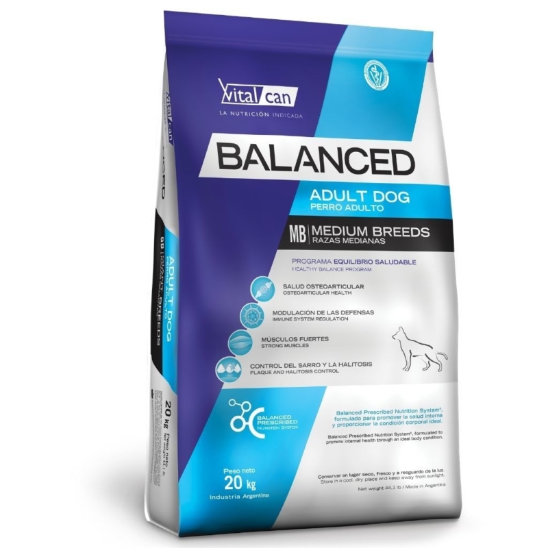 Balanced Perro AD Mordida Media X 12 KG