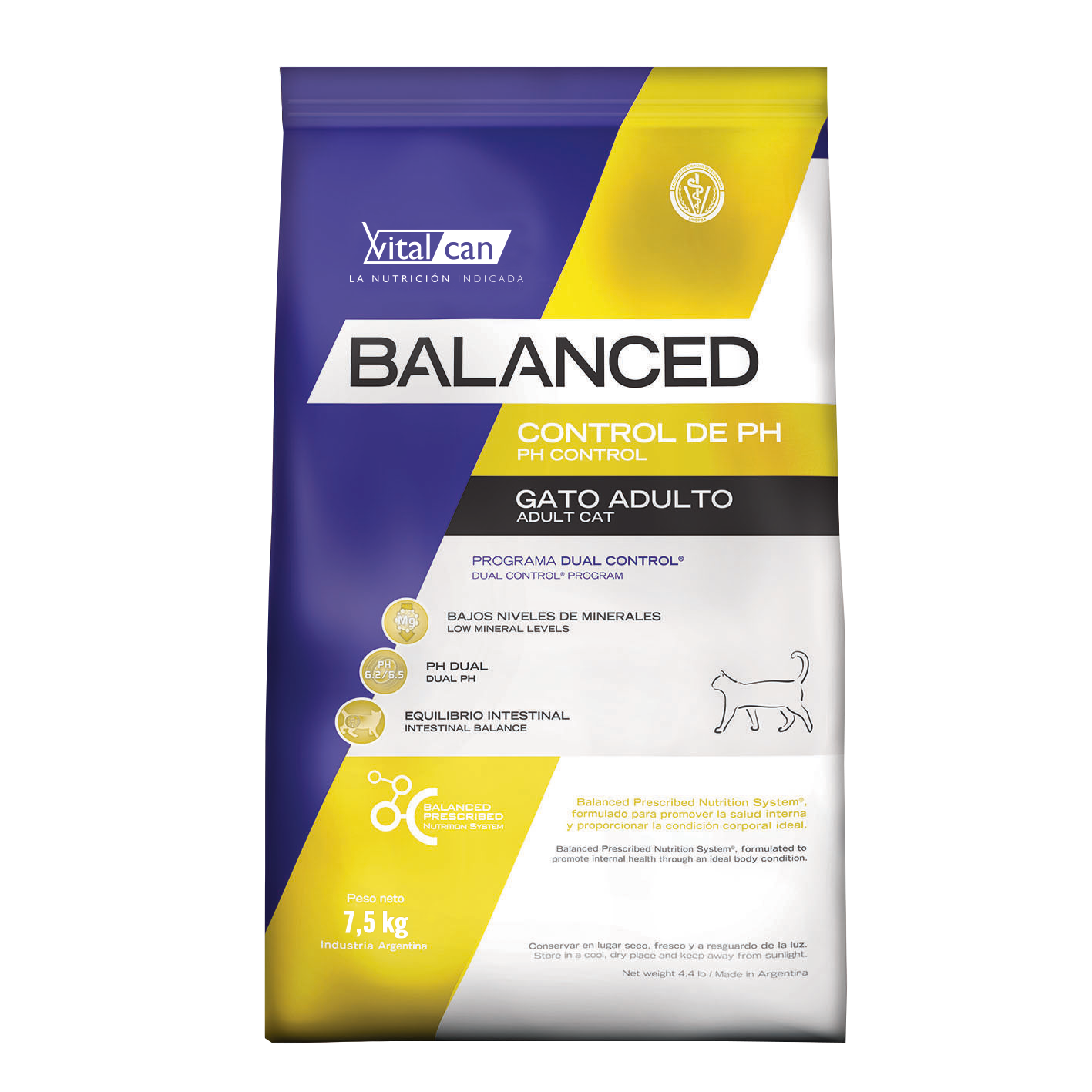 Vitalcan Balanced Gato Control De PH 7.5 kg