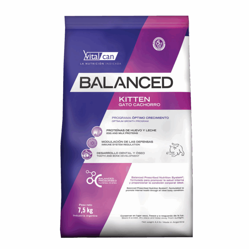 Vitalcan Balanced Kitten 7.5 kg