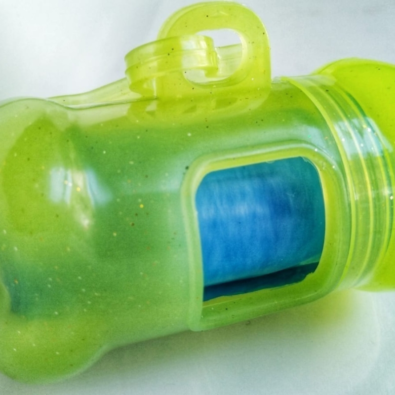 hueso portabolsa glitter