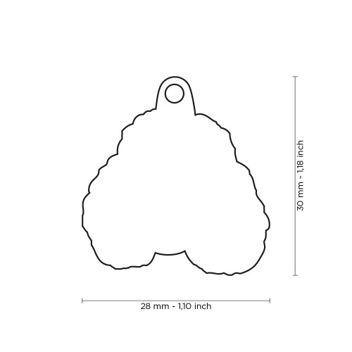 Medalla Black Poodle - Imagen 2