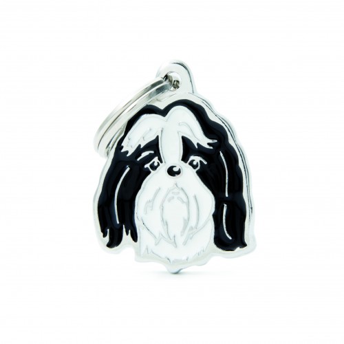 MEDALLA BLACK AND WHITE SHIH TZU