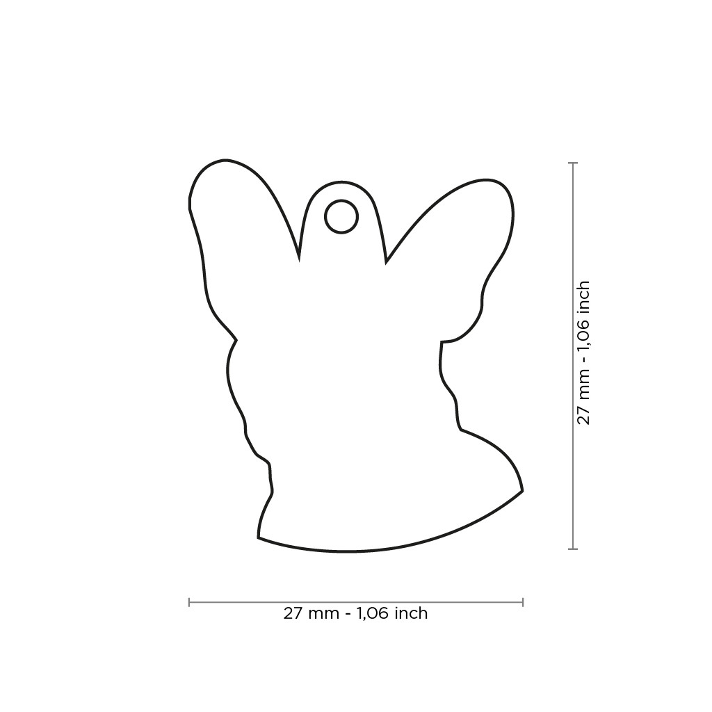 MEDALLA WHITE FRENCH BULLDOG - Imagen 2