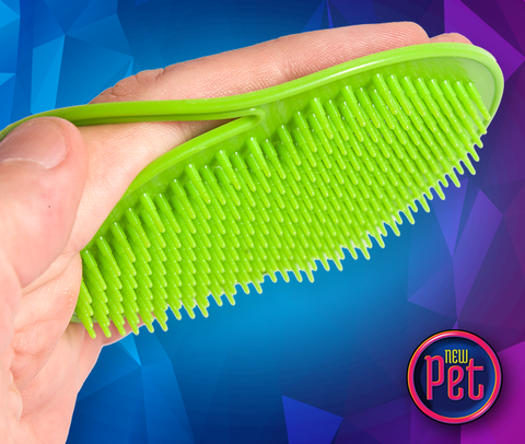 rasqueta plastica de aseo perros y gatos