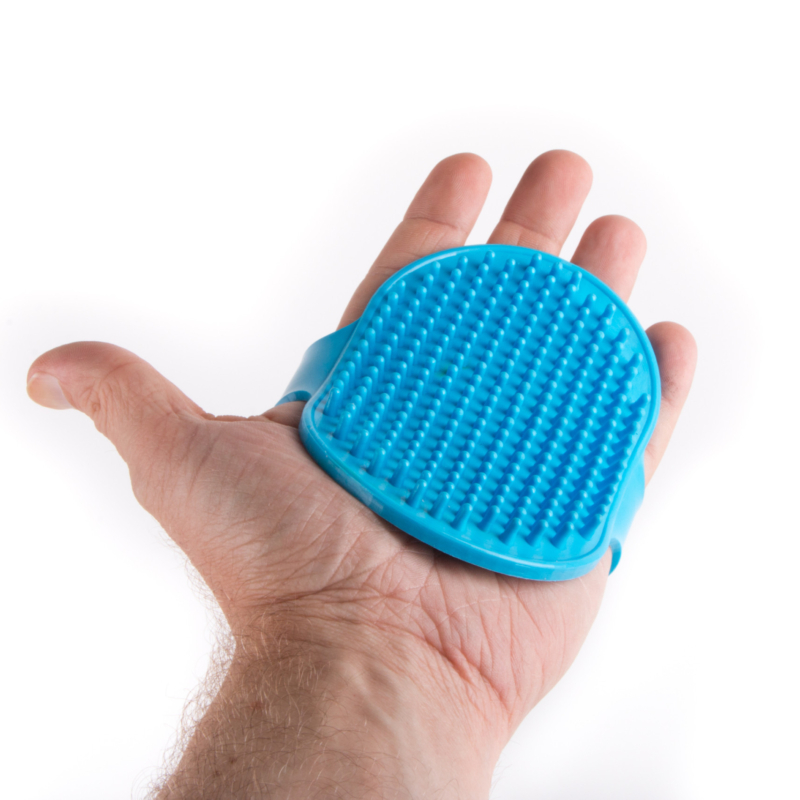 Alternative view of rasqueta oval goma new pet