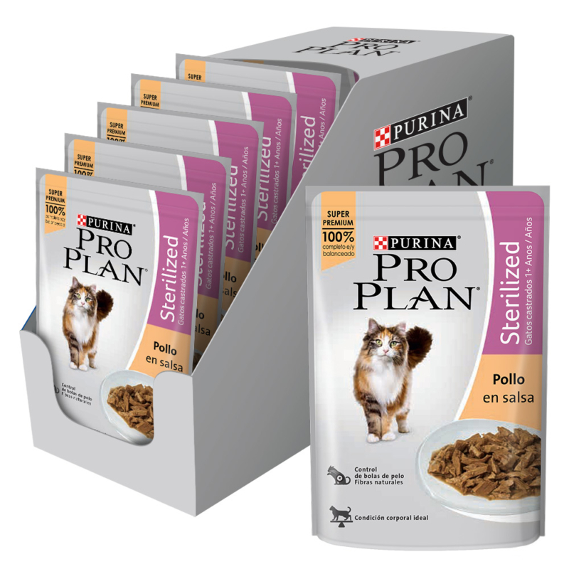 Alternative view of Pouch Pro Plan Gato Esterilizado Caja 15 Uni x 85 Grs