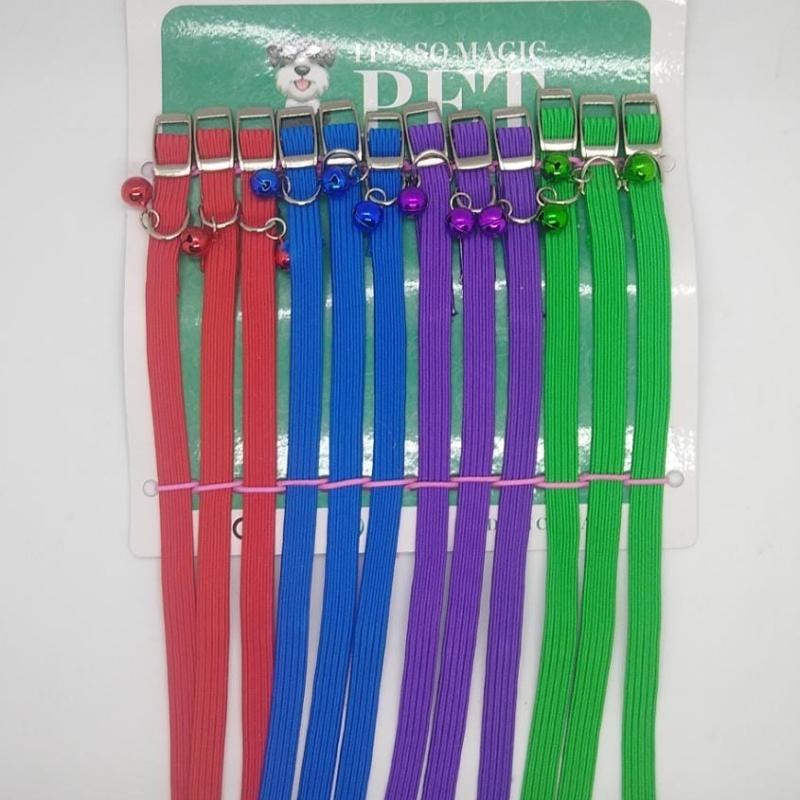 COLLAR ELASTICO PARA GATOS 1 CM x UN