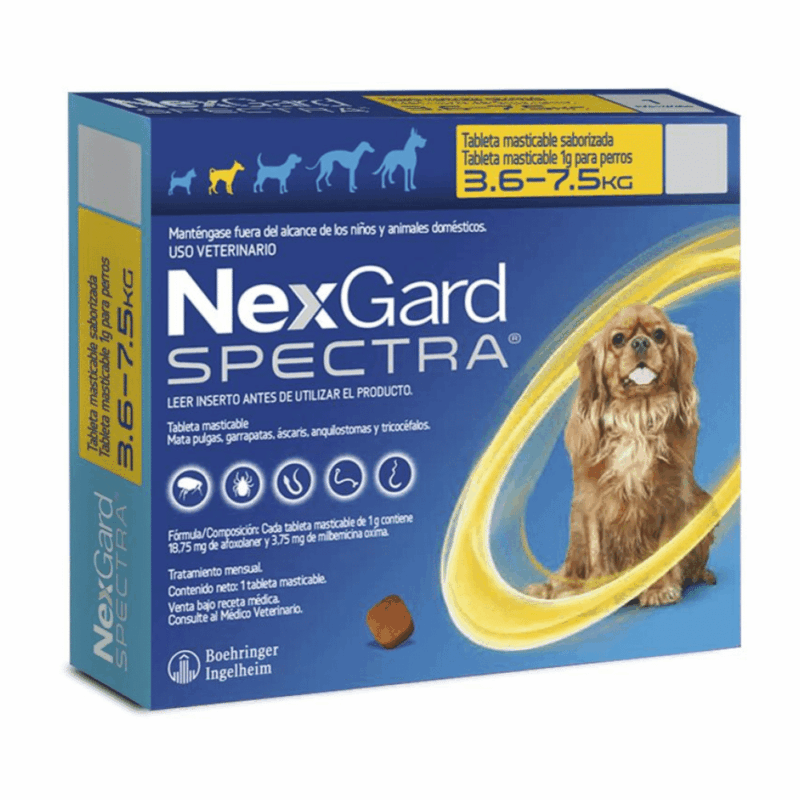 Nexgard Spectra Hasta 7.5 Kg