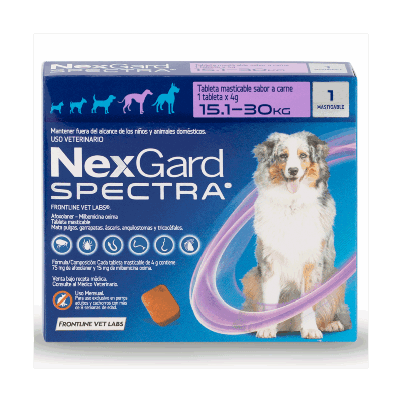 Nexgard Spectra 15 a 30 Kg