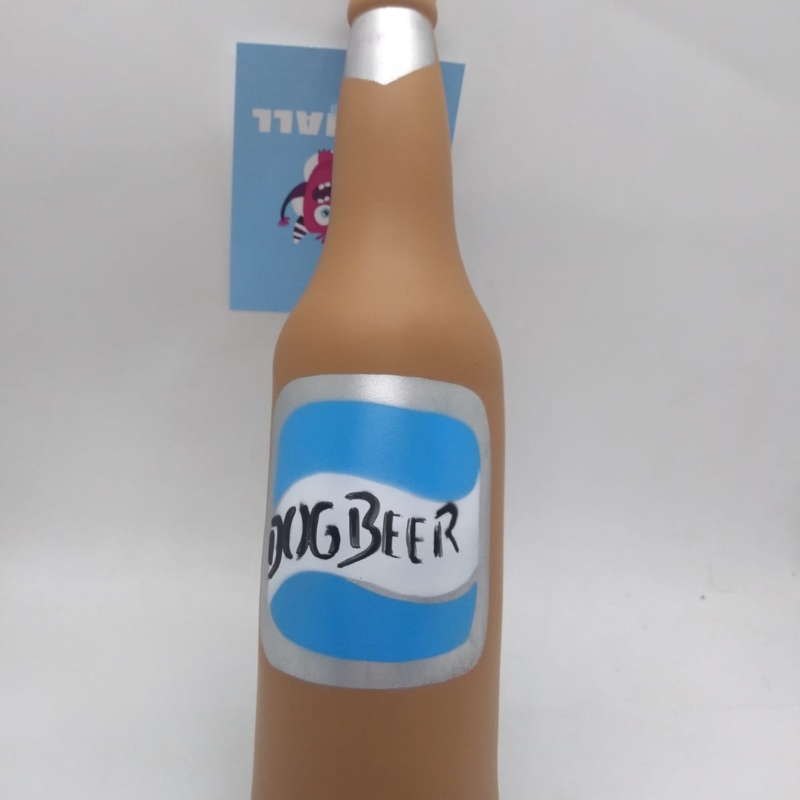Chifle Botella De Cerveza Azul Animall