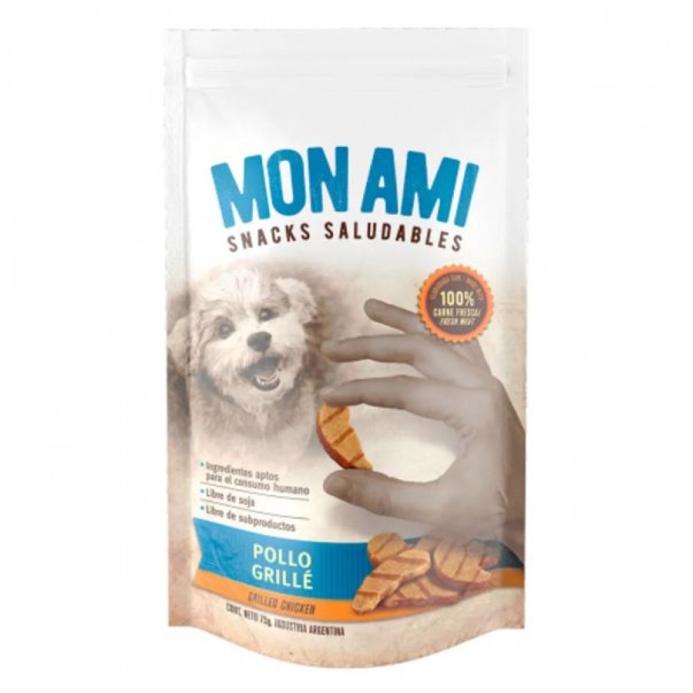 SNACK POLLO GRILLE 75 GMS - MON AMI