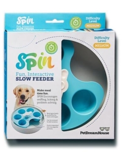 SPIN COMEDERO INTERACTIVO PALLETA AZUL