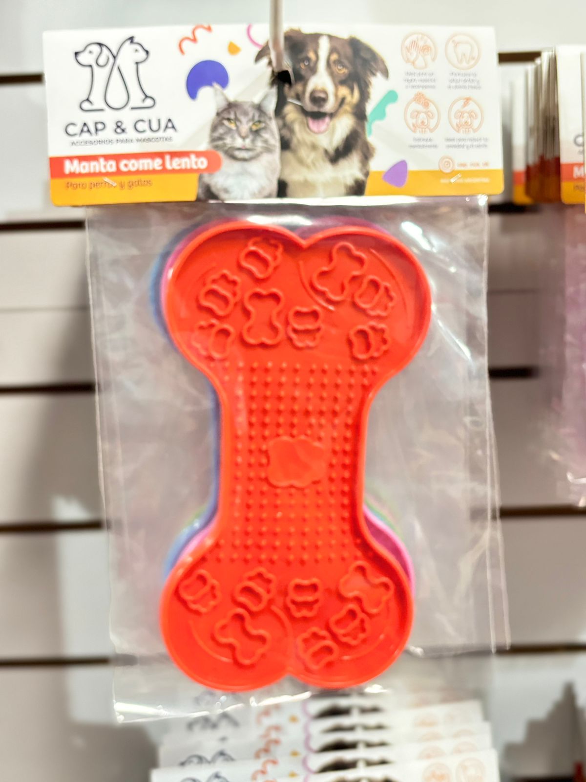 MANTA DE LAMER HUESO 13 X 22 CM