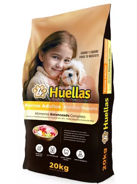 4 HUELLAS ADULTO MP X 20 KG