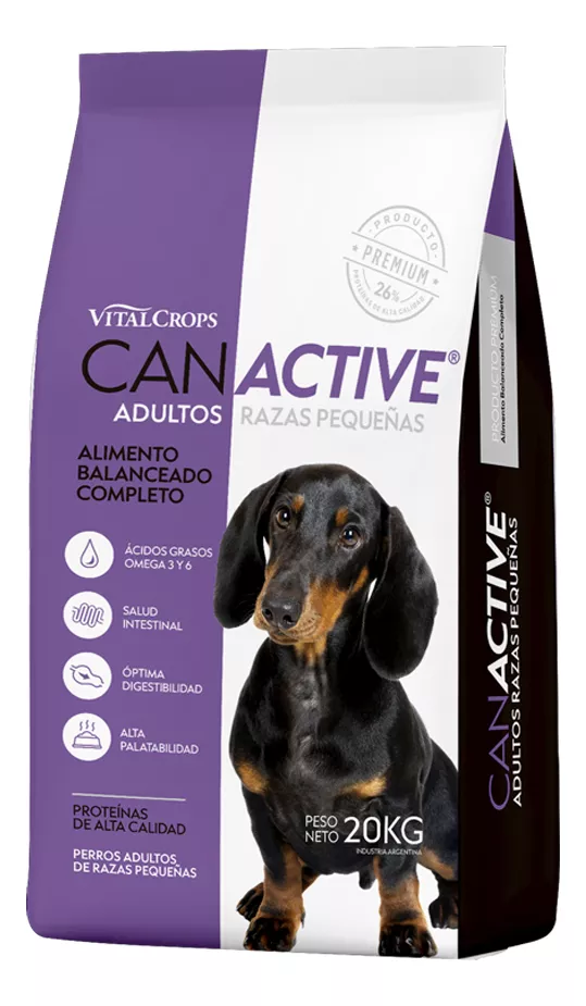 CANACTIVE ADULTO RAZA PEQUEÑA X 20 KG