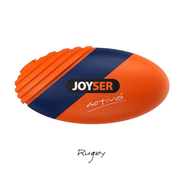 JOYSER PELOTA RUGBY CON CHIFLE NARANJA - Imagen 2